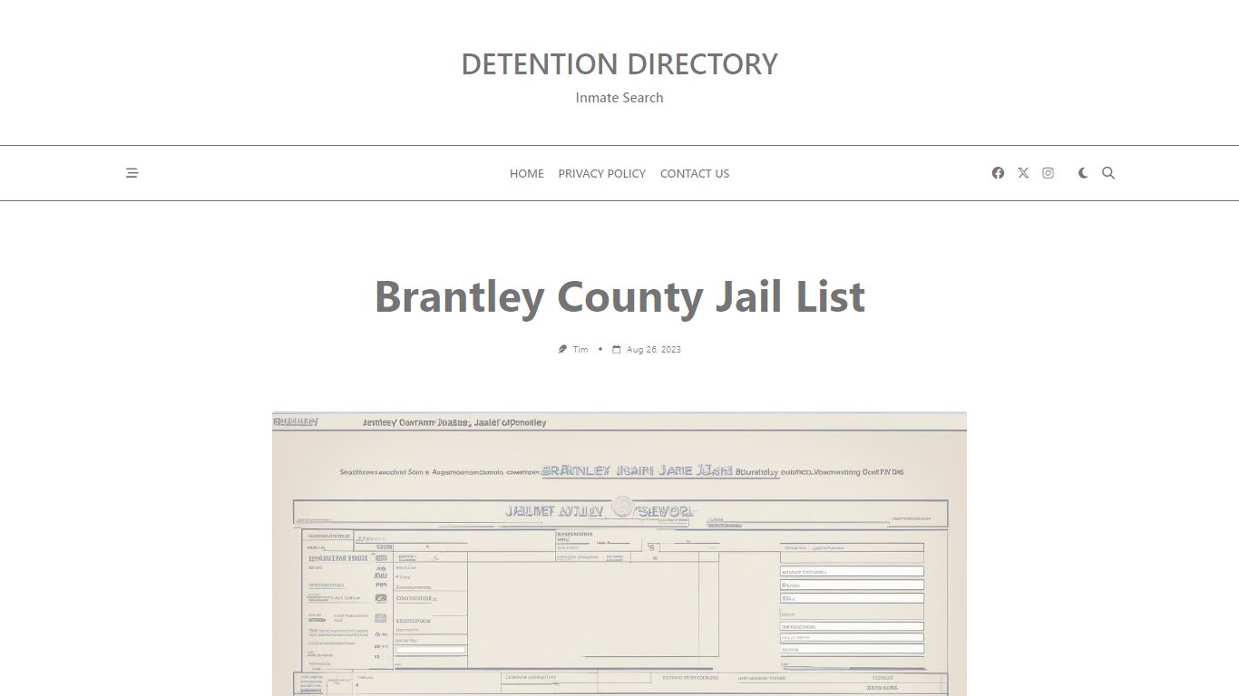 Brantley County Jail List - detentiondirectory.com